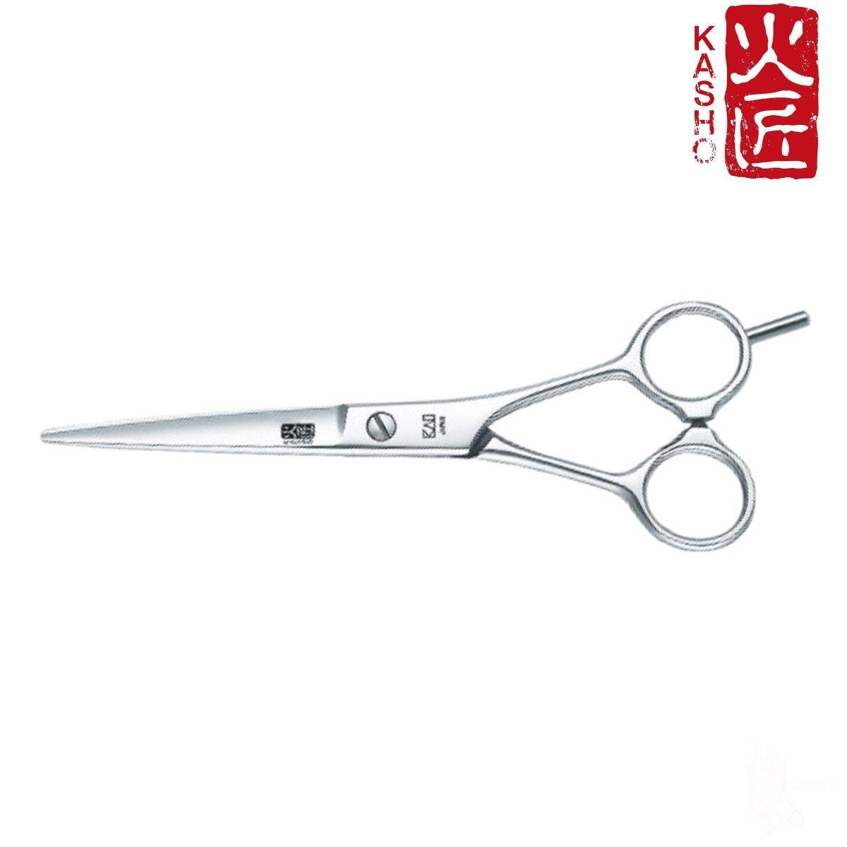 Kasho Blue Straight Hair Cutting Scissors in - Hair Cutting Scissors For Hair Stylists & Barbers (SKU: SCKCB45S)
