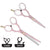 Jaguar Pink Pre Style Ergo Hairdressing Scissor Set - Japan Scissors