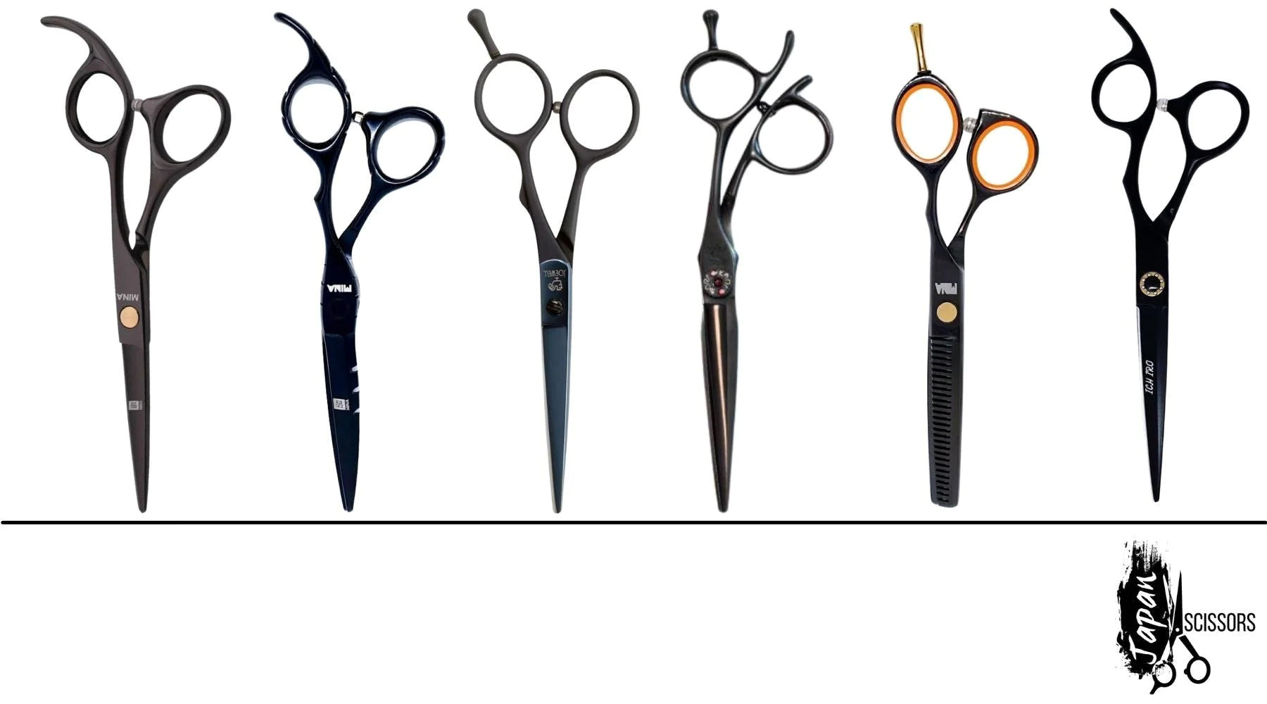 Black (Matte & Polished) Hairdressing Scissors