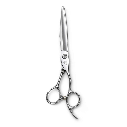 Ichiro Tsurugi Barber Scissors - front view (SKU: ICH-TSU-C60)