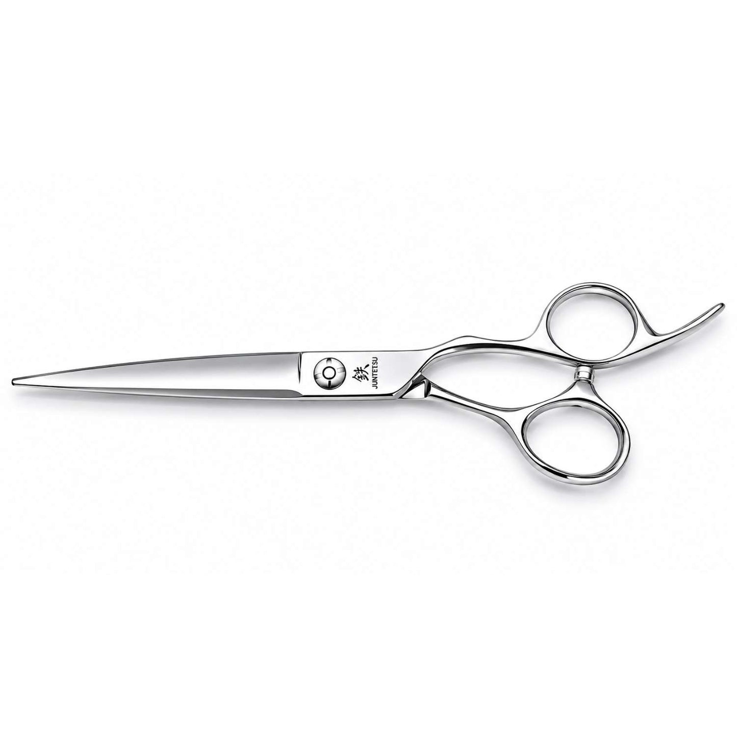 Juntetsu Premium Series: Cobalt Sword Haircutting Scissors - angled view
