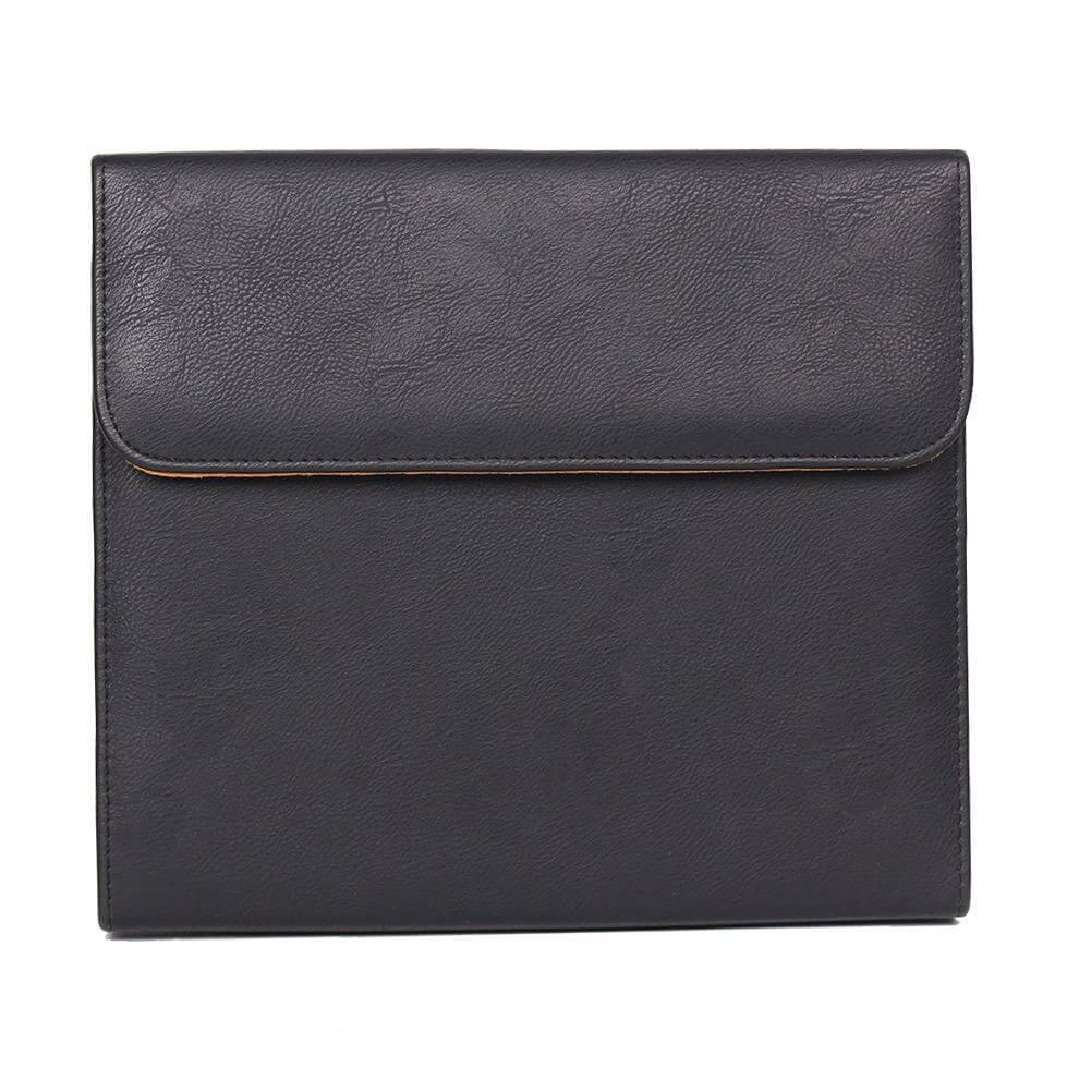 Premium JP Leather Scissor Case: 10 Piece Scissor Protector in - Leather Pouch For Hair Stylists & Barbers