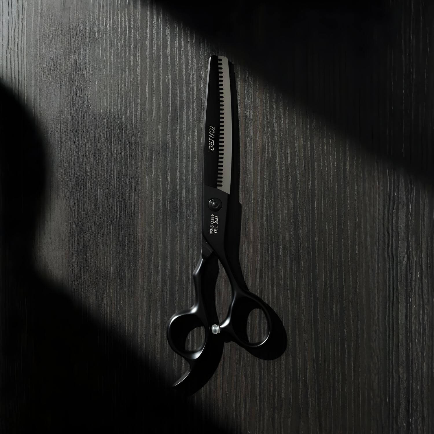 Ichiro Matte Black Thinning Scissors (SKU: ICH-MTB-T60)