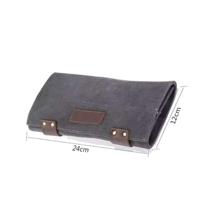 Scissors Roll Bag (Wallet): Protecting Up To 12 Scissors in - Leather Pouch For Hair Stylists & Barbers