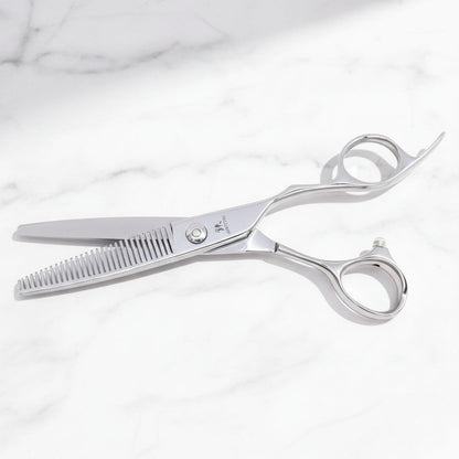 Juntetsu VG10 Offset Thinning Scissors (SKU: JUN-OFF-T60  JUN-OFF-M-4545))
