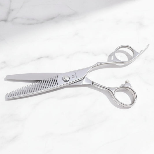 Juntetsu VG10 Offset Thinning Scissors (SKU: JUN-OFF-T60  JUN-OFF-M-4545))