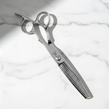 Juntetsu VG10 Offset Thinning Scissors (SKU: JUN-OFF-T60 JUN-OFF-M-4545 SKU: JUN-OFF-S45)