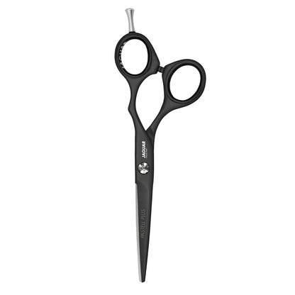 Jaguar Pastell Plus Black Lava Hairdressing Scissors — angled view