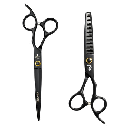 Ichiro Matte Black Hairdressing Scissor Set (SKU: ICH-MTB-S50) (SKU: ICH-MTB-MR5050)