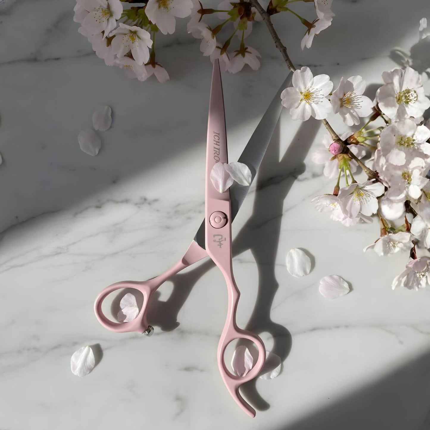 Ichiro Pastel Pink Hair Cutting & Thinning Scissors From Tokyo Japan (SKU: ICH-PNK-M5050) 