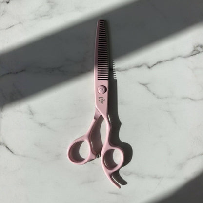 Ichiro Pastel Pink Hair Cutting & Thinning Scissors From Tokyo Japan (SKU: ICH-PNK-M5050) 