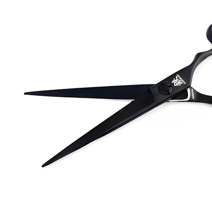 Juntetsu Matte Black Offset Professional Scissors Set 5.0" Cutting & Thinning Scissor (SKU: JUN-JMTB-S50)