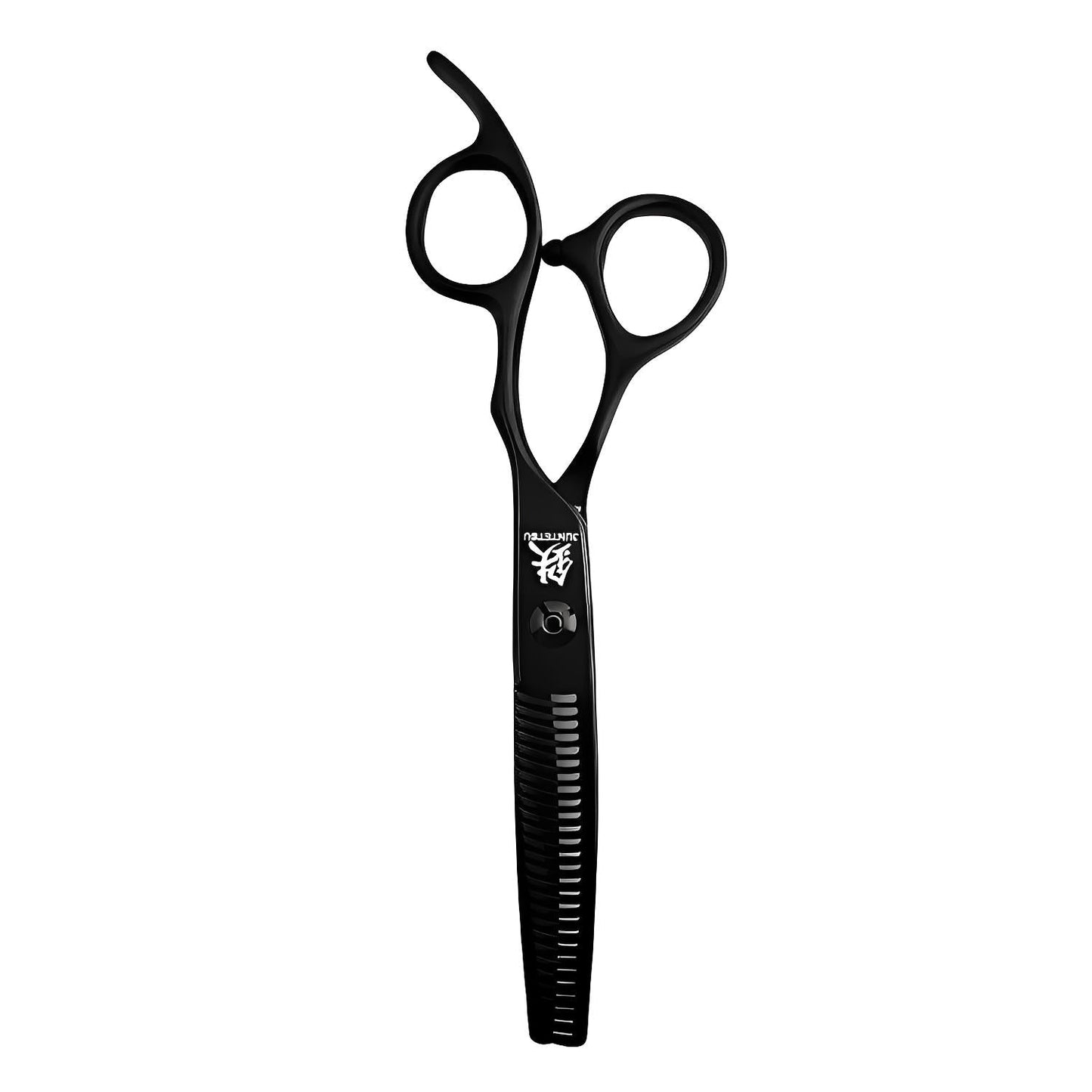 Juntetsu Matte Black Offset Professional Scissors Set 5.0" Cutting & Thinning Scissor (SKU: JUN-JMTB-S50)
