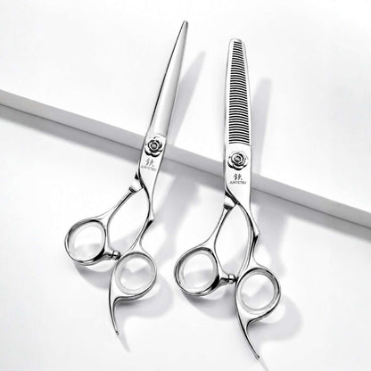 JUN-RSE-S55 — Juntetsu Rose Limited Edition Cutting & Thinning Set