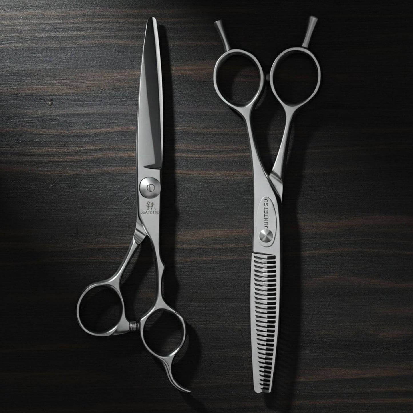Juntetsu Cobalt Vertex Hairdressing Scissor Set (SKU: JUN-YKC-S55F)