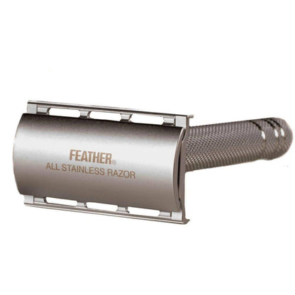 Feather AS-D2 Stainless Steel Safety Razor: FEATHER Safety Razor Japan in - Styling Razor For Hair Stylists & Barbers
