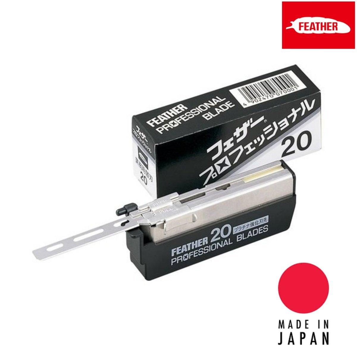 Feather Professional PB-20 Replacement Blade in - Styling Razor For Hair Stylists & Barbers