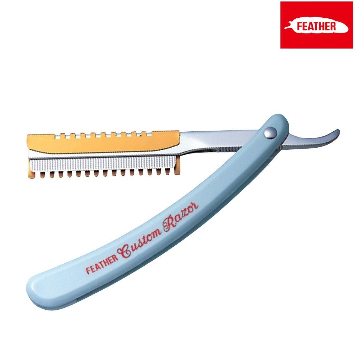 Feather Styling Razor Custom Type in - Styling Razor For Hair Stylists & Barbers