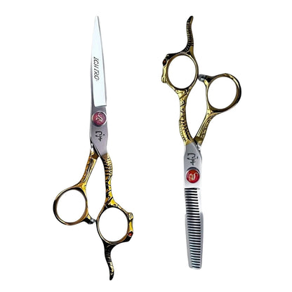 Ichiro Dragon Professional Scissors Set (SKU: ICH-DRG-S55)
