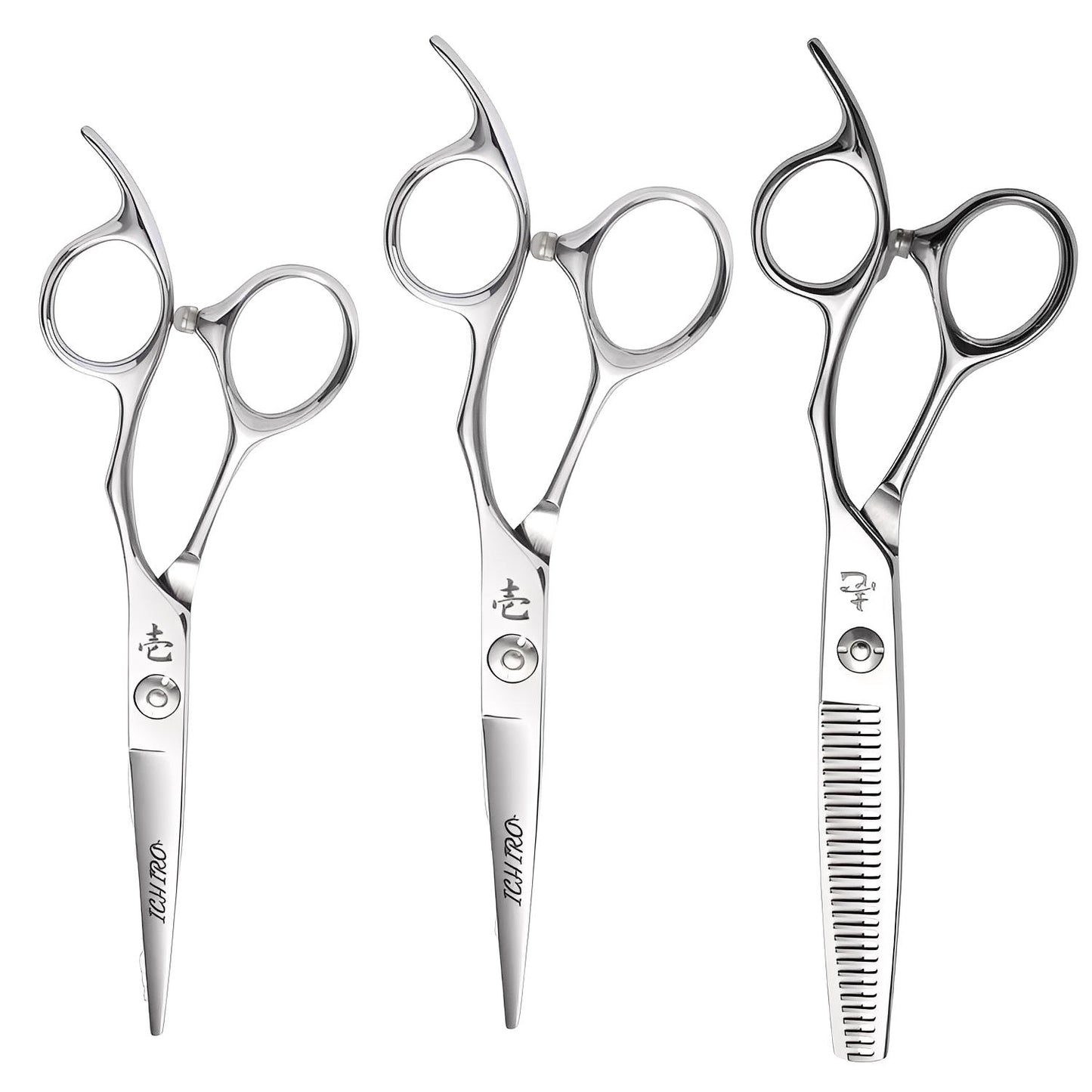 Ichiro Ergo Serrated Hairdressing Scissor Master Set (SKU: ICH-ERGO-MST)