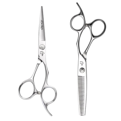 Ichiro Ergo Slice & Serrated Hairdressing Scissor Set (SKU: ICH-ERGO-S55)