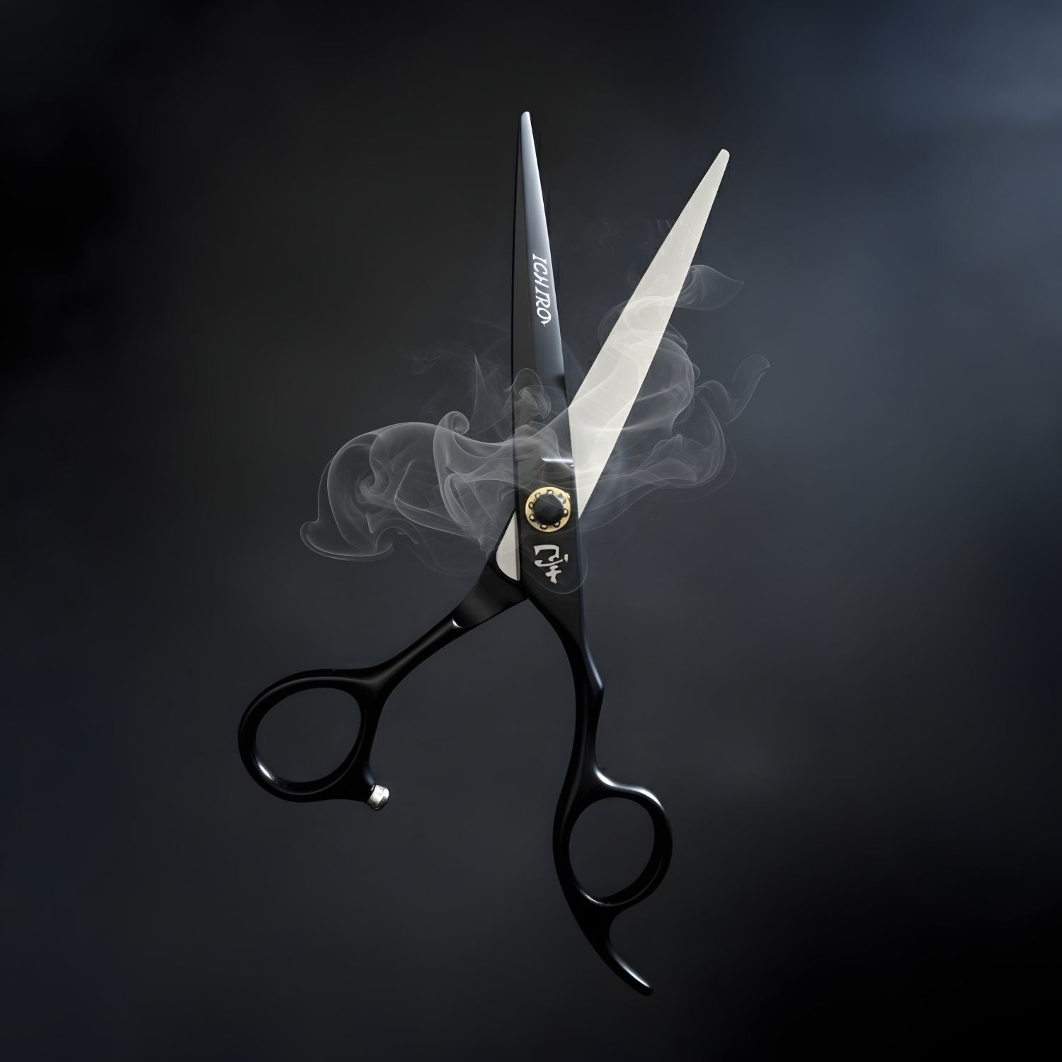 Ichiro Matte Black Cutting Scissors (SKU: ICH-MTB-C50)