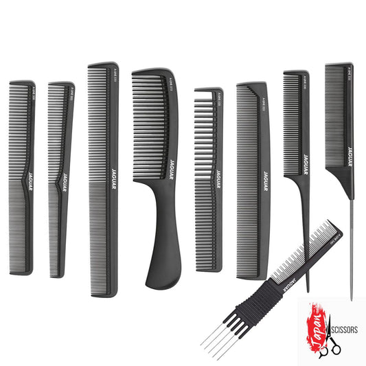 Jaguar Ionic 9 Piece Comb Set With Case (SKU: JAG-A599)