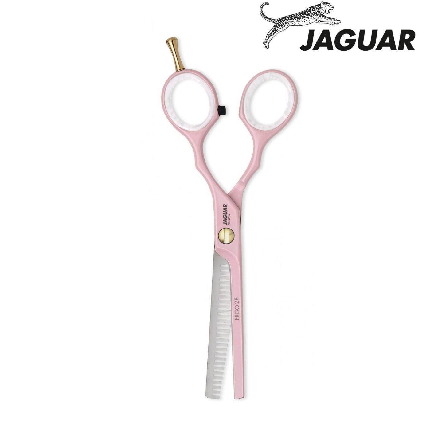 Jaguar Pre Style Ergo 28 Pink Thinning Scissors (SKU: JAG-83855-1)