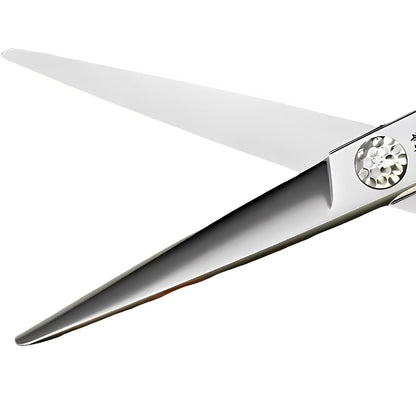 Juntetsu Crystal Elite Offset Hair Scissors (SKU: JUN-CRE-C50OS JUN-CRE-S50)