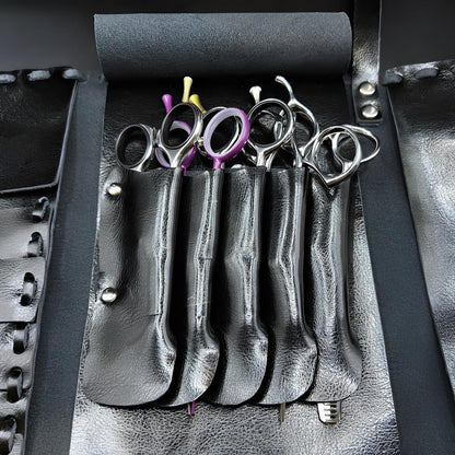 Juntetsu Heritage Leather Laced Wallet: Protects 4 Scissors (SKU: JUN-JUNTETSU-HER-WOV-4PC)