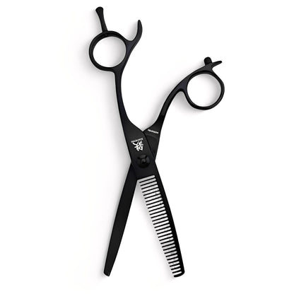 Juntetsu Obsidian MIKURO EDGE Thinning Scissors (SKU: JUN-OBX-T30 JUN-OBX-S55)