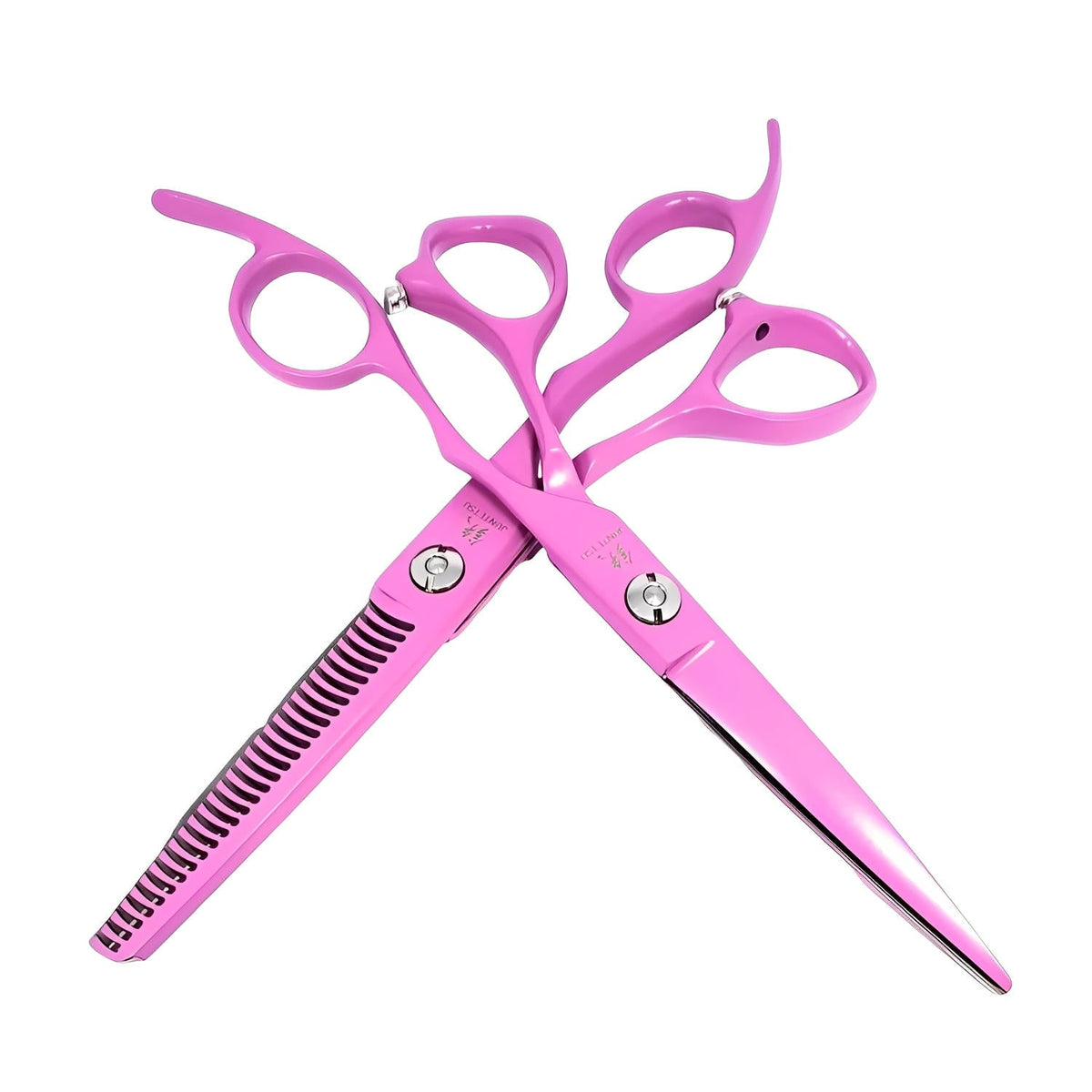 Juntetsu Pink Hairdressing Scissor Set - Professional VG10 Steel ...