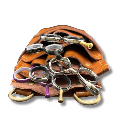 Juntetsu Tabi Classic Holster - 5 Professional Scissors (SKU: JUN-TABI-5PC)