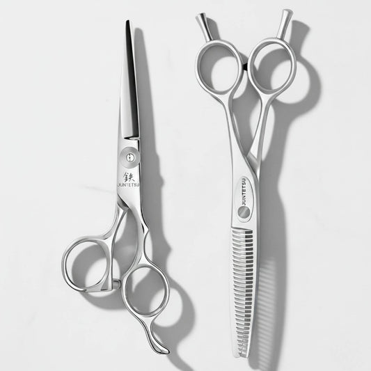 Juntetsu Cobalt Apex Hairdressing Scissor Set (SKU: JUN-YL-S55F)