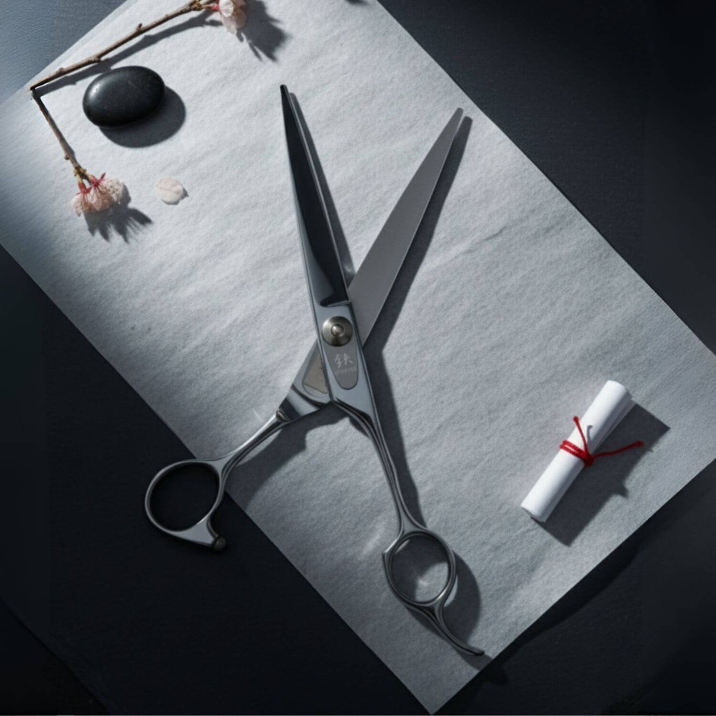 Juntetsu Cobalt Japan Mastersmith made in Tokyo hair cutting and texturizing shear kit  (SKU: JUN-MTY-S70F) (SKU: JUN-MTY-C70)