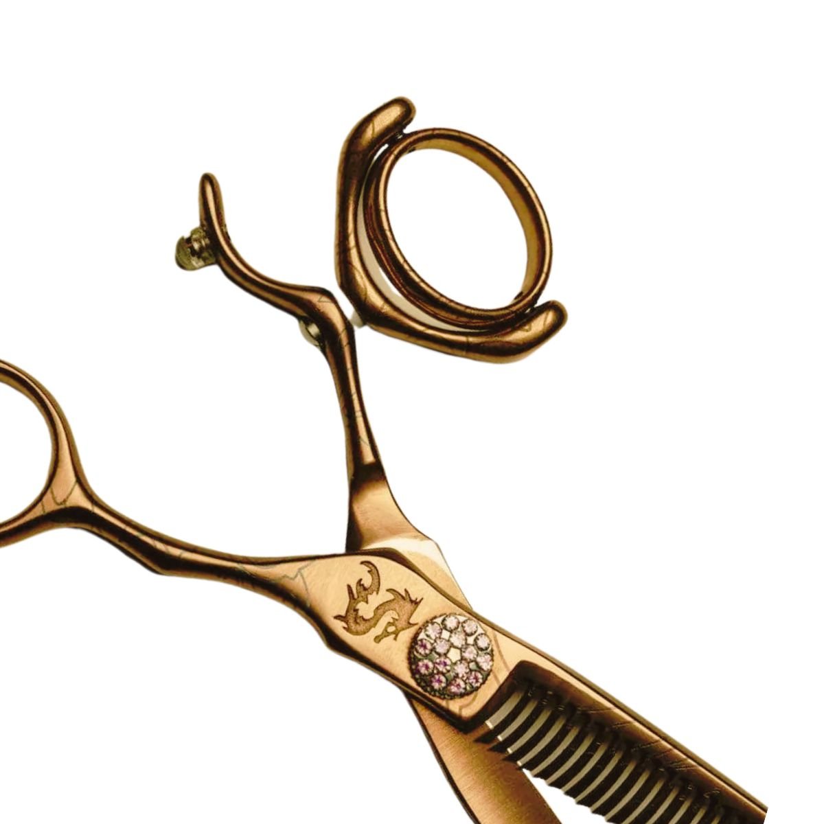 Kamisori Jewel III Double Swivel Texturizing Scissors in - Hair Thinning Scissors For Hair Stylists & Barbers