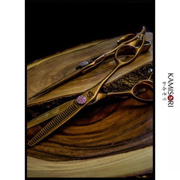 Kamisori Pro Jewel III Hairdressing Scissor Set in - Hair Cutting & Thinning Scissors Set For Hair Stylists & Barbers