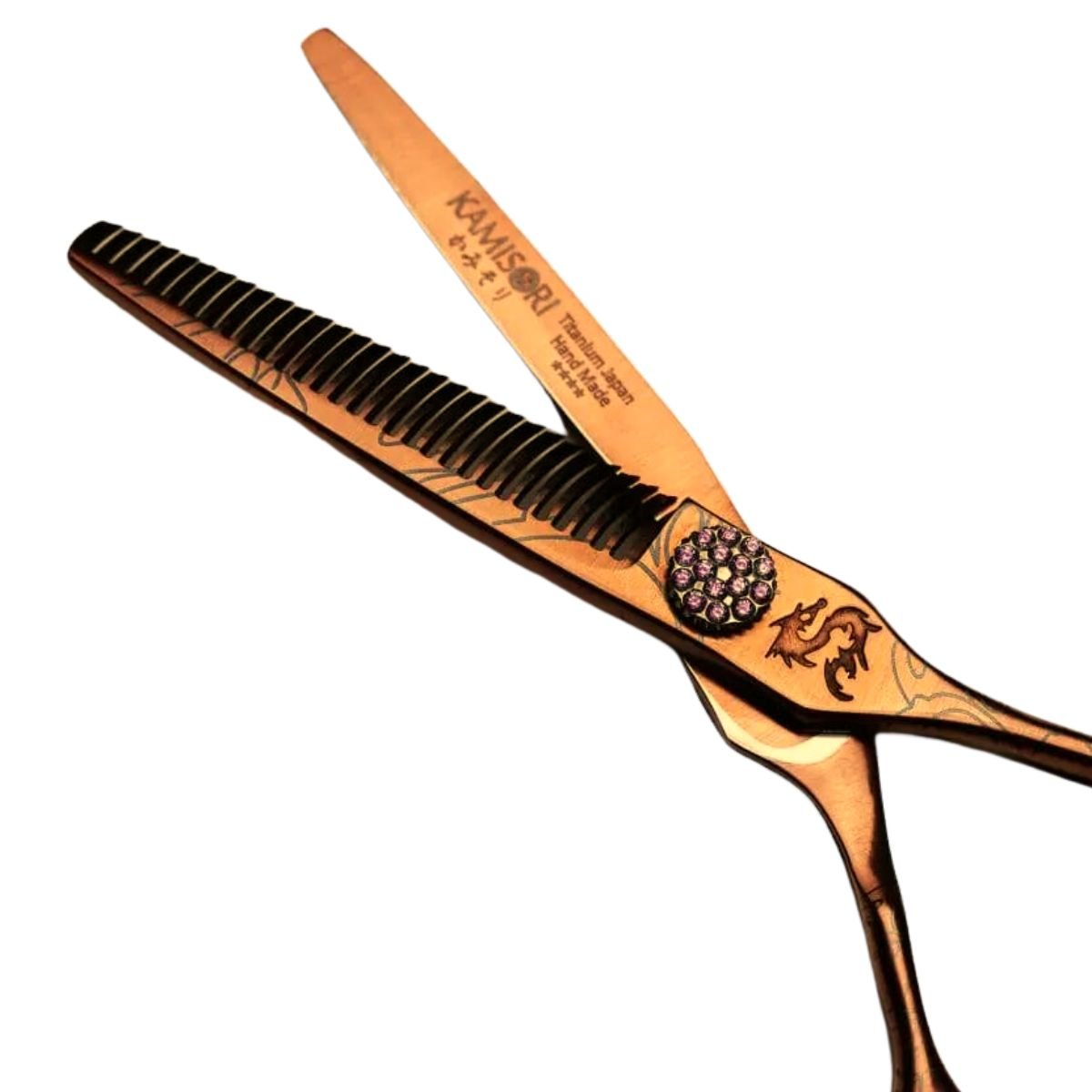 Kamisori Pro Jewel III Texturizing Scissors in - Hair Thinning Scissors For Hair Stylists & Barbers