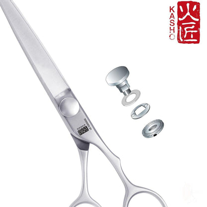 Kasho Balanced Precision Offset Hair Cutting Scissors in - Hair Cutting Scissors For Hair Stylists & Barbers (SKU: SCKBP60OS)