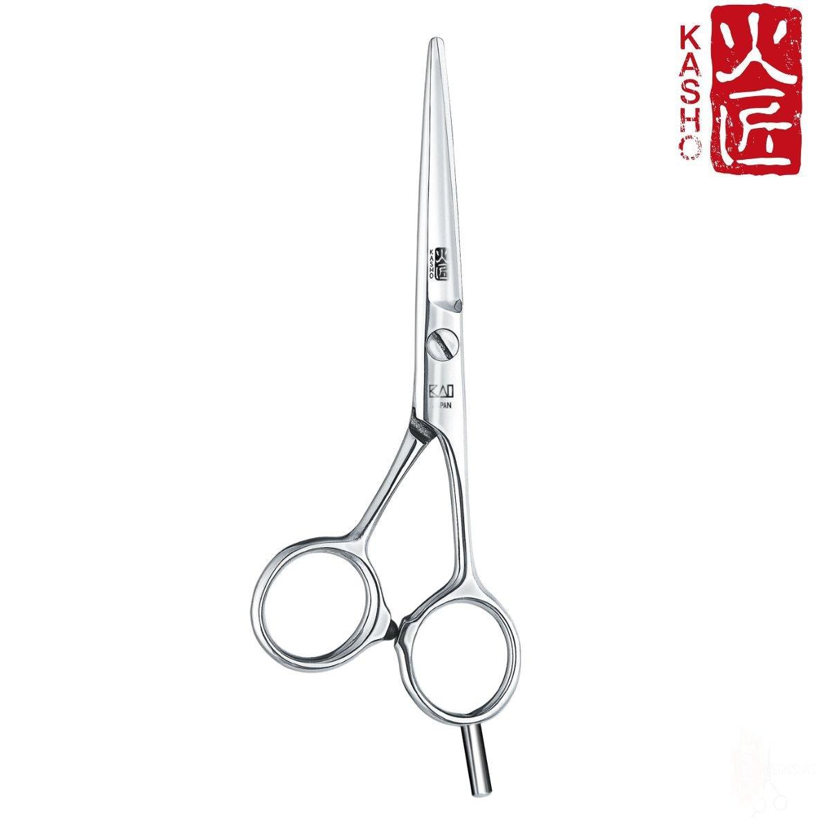 Kasho Blue Offset Hair Cutting Scissors in - Hair Cutting Scissors For Hair Stylists & Barbers (SKU: SCKCB45OS)