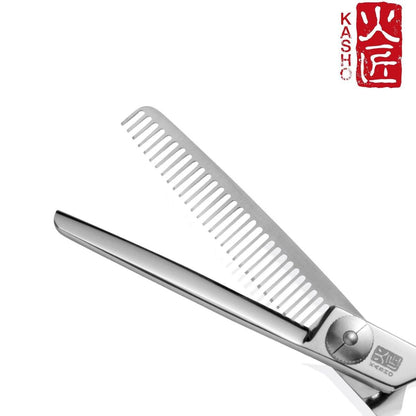 Kasho Design Master 30 Tooth Thinning Scissors in - Hair Thinning Scissors For Hair Stylists & Barbers (SKU: SCKDMT230OS)