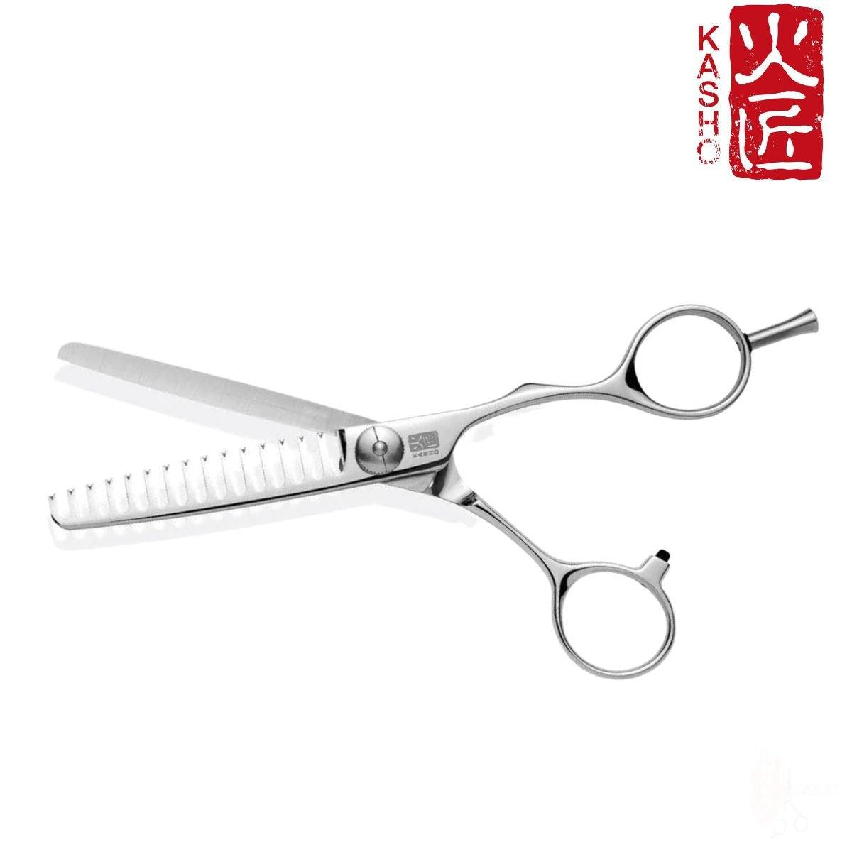 Kasho Design Master 38 Tooth Thinning Scissors in - Hair Thinning Scissors For Hair Stylists & Barbers (SKU: SCKDMT238OS)