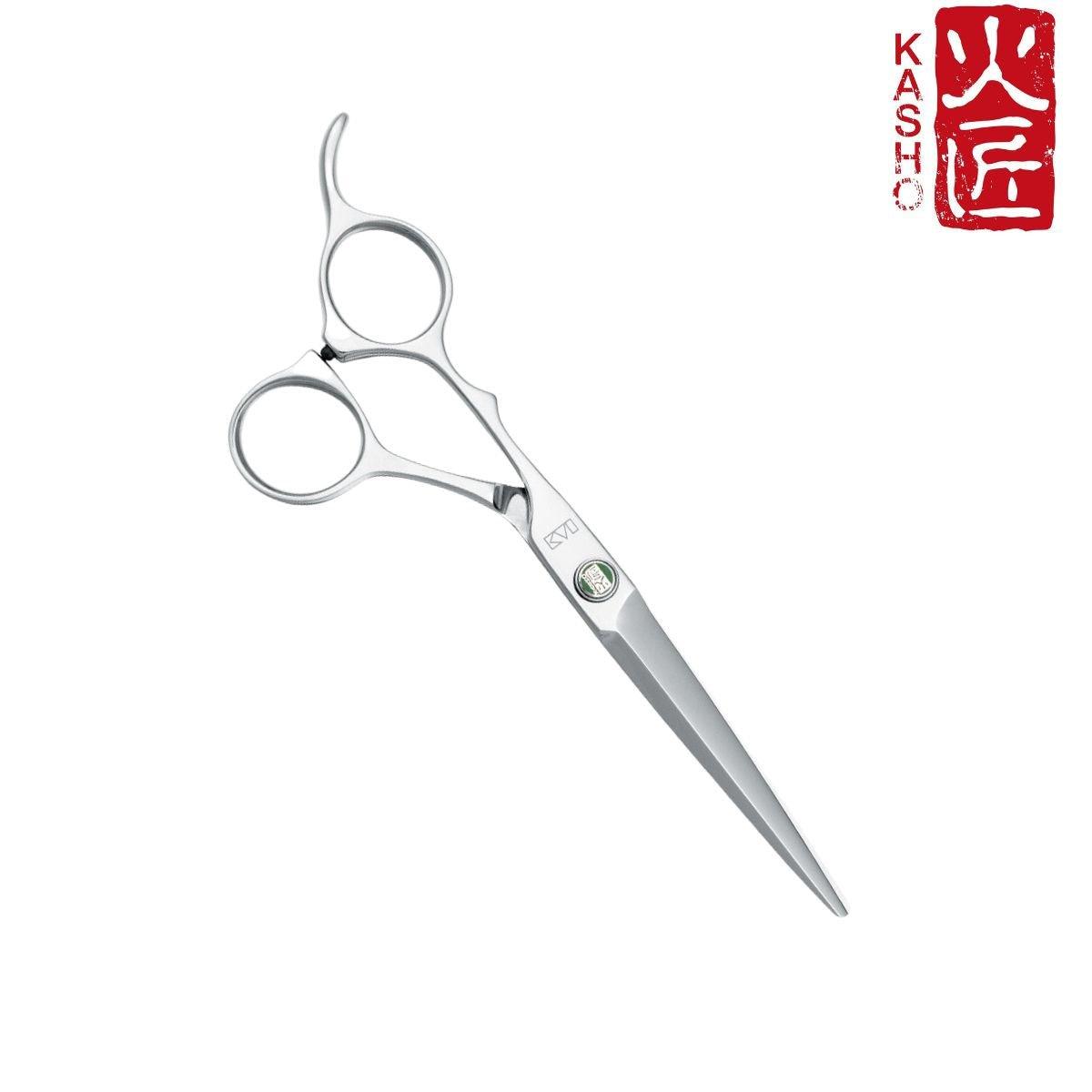 Kasho Sagano Offset Hair Cutting Scissors in - Hair Cutting Scissors For Hair Stylists & Barbers (SKU: SCKSG55OS)