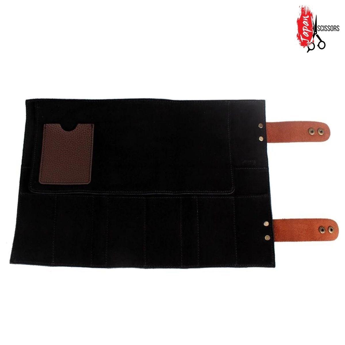Scissors Roll Bag (Wallet): Protecting Up To 12 Scissors in - Leather Pouch For Hair Stylists & Barbers