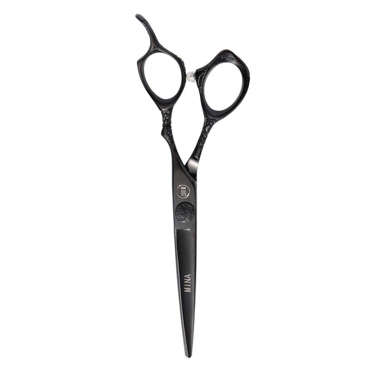 Mina Ash Black Hairdressing Scissor Set (SKU: MIN-ASH-S55)
