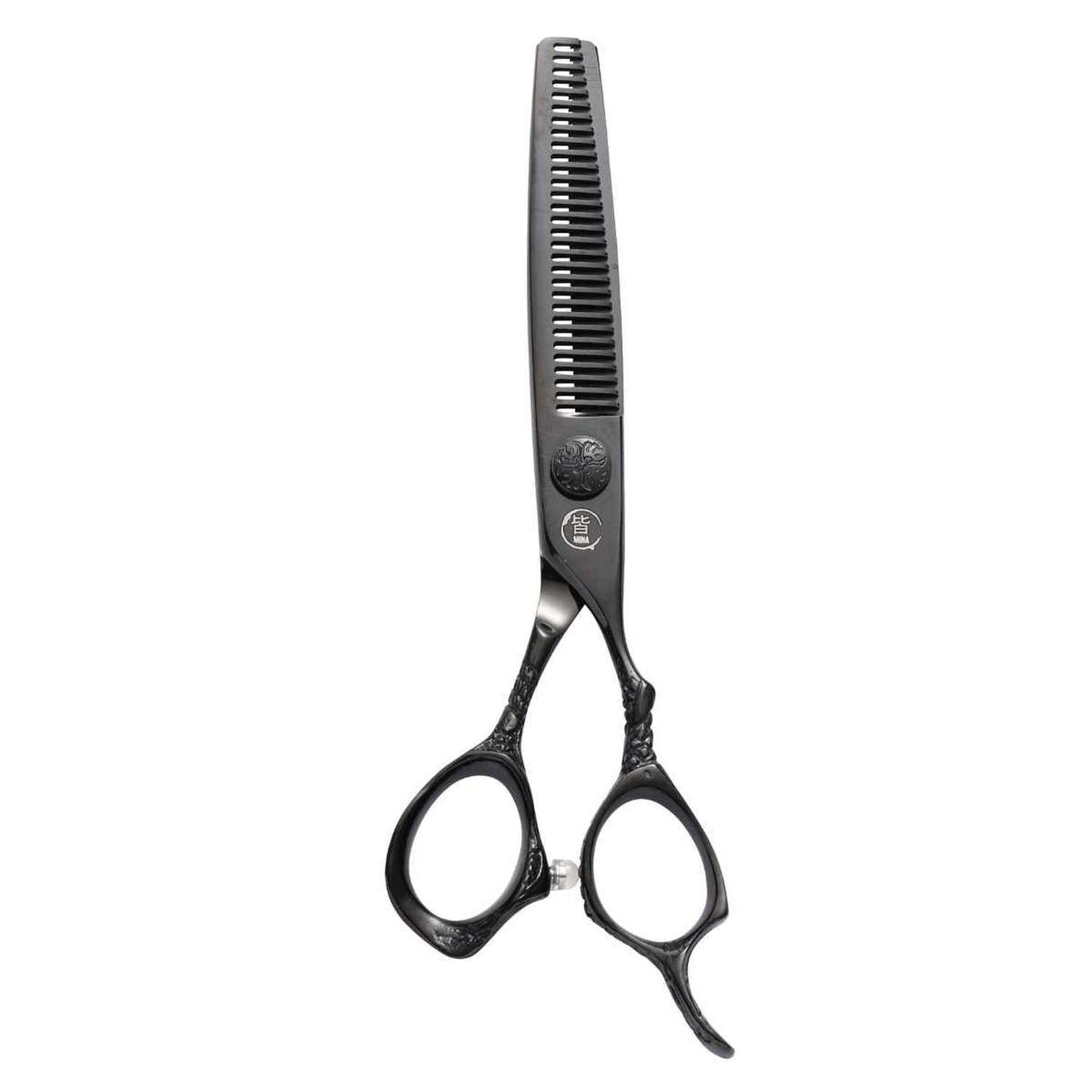 Mina Ash Black Hairdressing Scissor Set (SKU: MIN-ASH-S55)