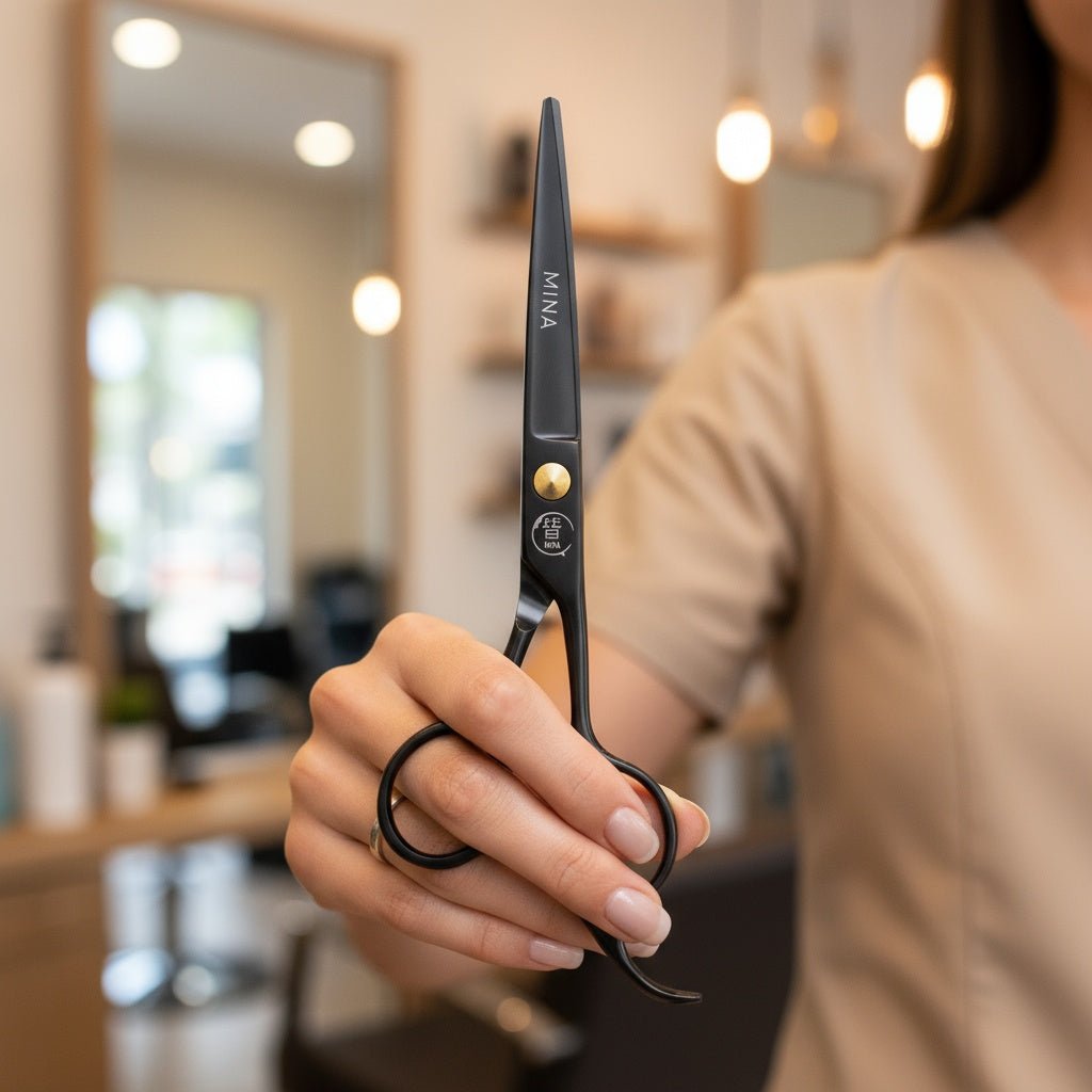 Mina Black Diamond Cutting Scissors (SKU: MIN-BDMD-C55)