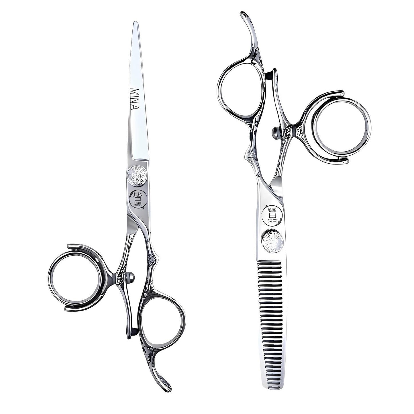 Mina Sakura Double Swivel Professional Scissors Set (SKU: MIN-SAK-SS55)