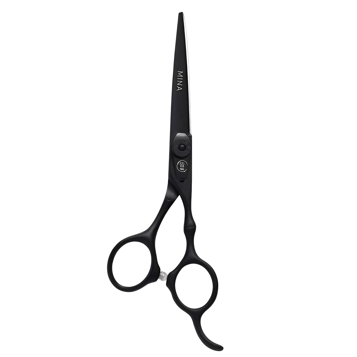 Mina Timeless Matte Black Professional Cutting Scissors - Premium Hair ...