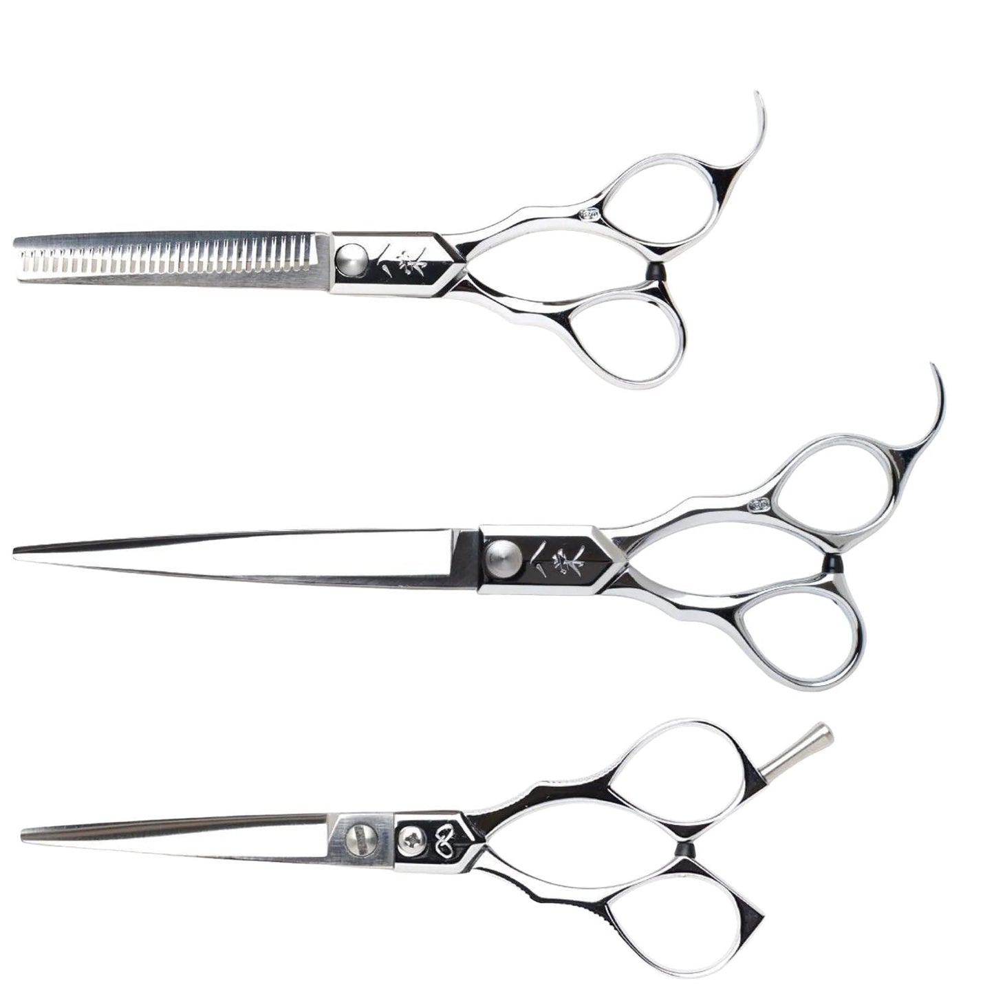 Yasaka Barber Scissors 3pc Master Set (SKU: YAS-CUT-MST7045T16)